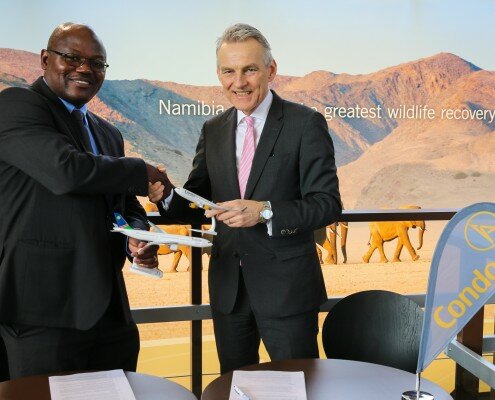 Air Namibia code sharing with Condor